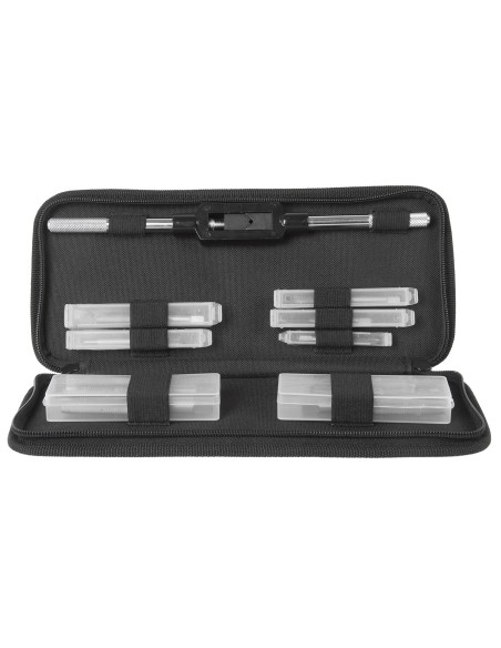 BORSA ATTREZZI SET MASCHI PER FILETTI 10 PZ