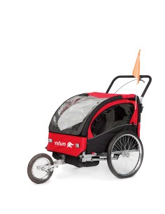 CARRELLO PORTA BIMBO/JOGGING NFUN NCAB ROSSO/NERO