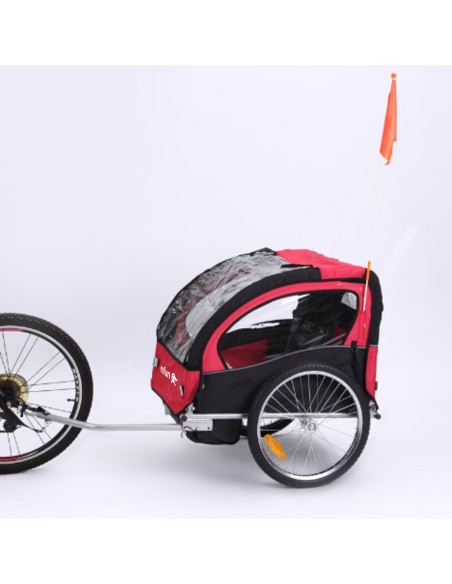 CARRELLO PORTA BIMBO/JOGGING NFUN NCAB ROSSO/NERO