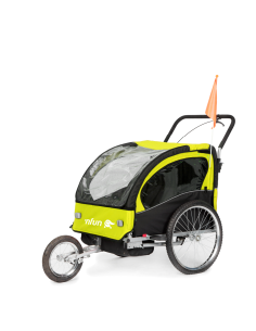 CARRELLO PORTA BIMBO/JOGGING NFUN NCAB LIME/NERO 2