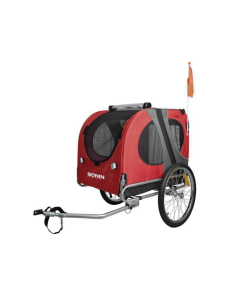 CARRELLO PORTA ANIMALI NPET ROSSO/GRIGIO '20