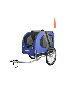 CARRELLO PORTA ANIMALI NPET BLU/GRIGIO 20'