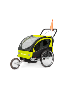 CARRELLO PORTA BIMBO/JOGGING BONIN NCAB LIME/NERO