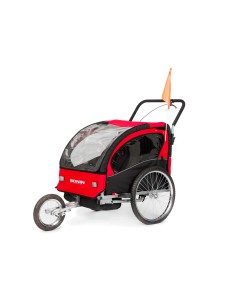 CARRELLO PORTA BIMBO/JOGGING BONIN NCAB ROSSO/NERO