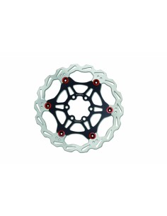 DISCO FRENO BONIN 160MM 6 FORI DR-06FA BLACK/RED