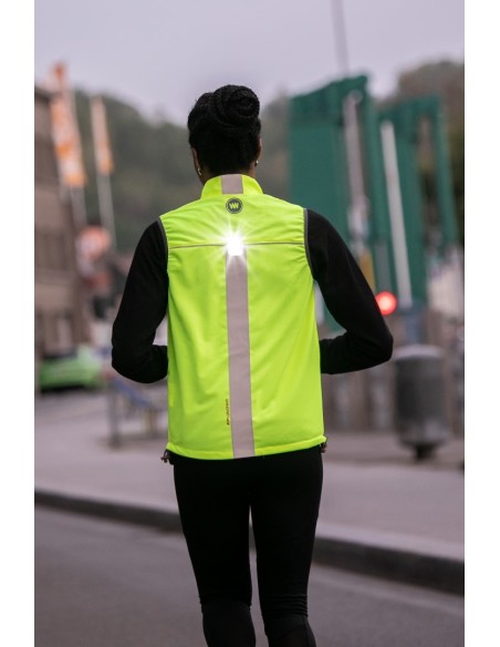 GILET WOWOW 10K RUNNER YELLOW XL