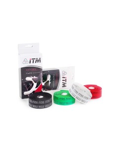 NASTRI MANUBRIO ITM EVA VERDE C/LOGO IN RILIEVO P*