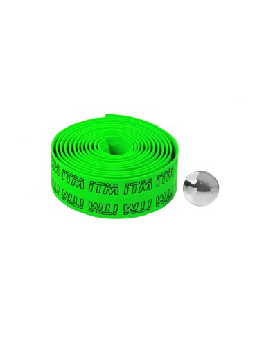 NASTRI MANUBRIO ITM EVA VERDE C/LOGO IN RILIEVO P*