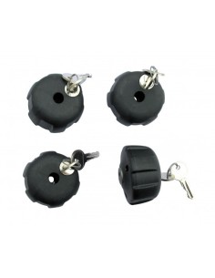 POMELLO ANTIFURTO KIT 4 PEZZI X PORTACICLO AUTO