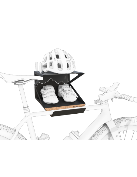 PORTACICLO/OGGETTI A MURO BIKE KIT BOX