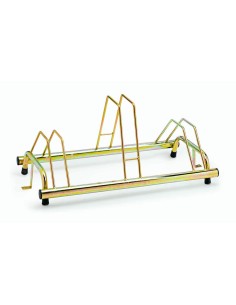 PORTACICLO A TERRA 3 POSTI ZINC. 2