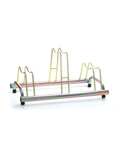 PORTACICLO A TERRA 3 POSTI DISCO