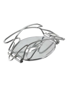 PORTA GIORNALE CROMATO IN ACCIAIO