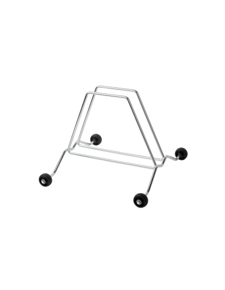PORTACICLO CON ROTELLE UNIVERSALE ZINCATO