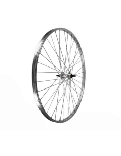 RUOTA 26x1.75 SILVER POST. 1V MOZZO SU CUSCINETTI