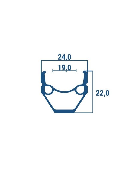 RUOTA 29 MTB ALU V-BRAKE POST. FILETTO 6/7/8V CUS
