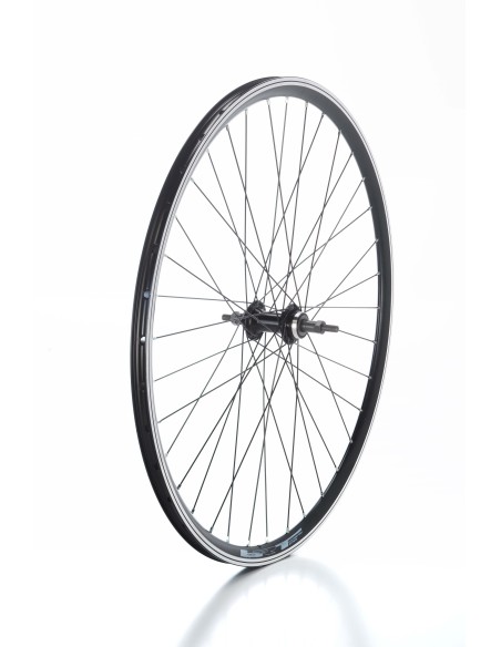 RUOTA 26x1.75 MTB POST NERA FILETTO 6/7/8V BL CUSC