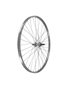 RUOTA 28 PER BICI CITY BIKE POSTERIORE IN ALLUMINIO PER 6V 7V 8V MOZZO SU SFERE