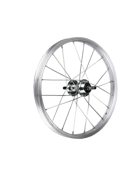 RUOTA 12x1.75 ALL. ANT. (mozzo ras. 85mm SILVER)