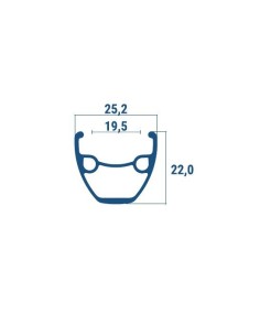RUOTA 28-29 CTB/MTB ALU DISC-25 ANTERIORI SU SFERE 2