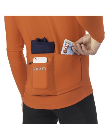 MAGLIA GIRO CHRONO THERMAL LS VERMILLION S 23