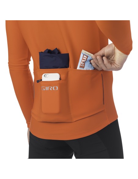 MAGLIA GIRO CHRONO THERMAL LS VERMILLION S 23