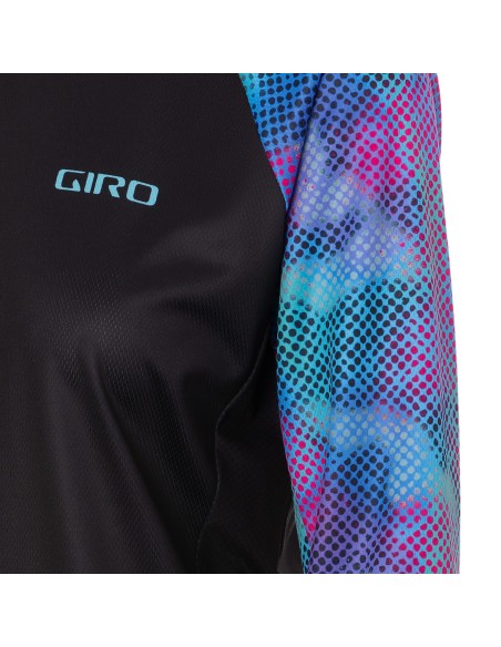 MAGLIA W GIRO ROUST 3/4 BLACK CROMADOT L 23