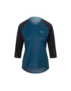 MAGLIA W GIRO ROUST 3/4 HARBOR BLUE SCREE L 23