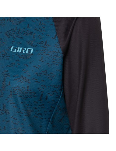 MAGLIA W GIRO ROUST 3/4 HARBOR BLUE SCREE L 23