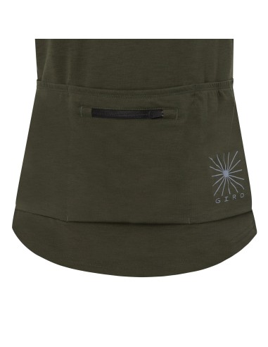 MAGLIA W GIRO RIDE JERSEY BLACK/TRAIL GREEN L 23