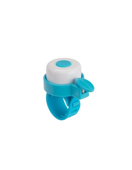 CAMPANELLO ALU/PLAS 35 MM BIANCO/AZZURRO ATT. RAP*