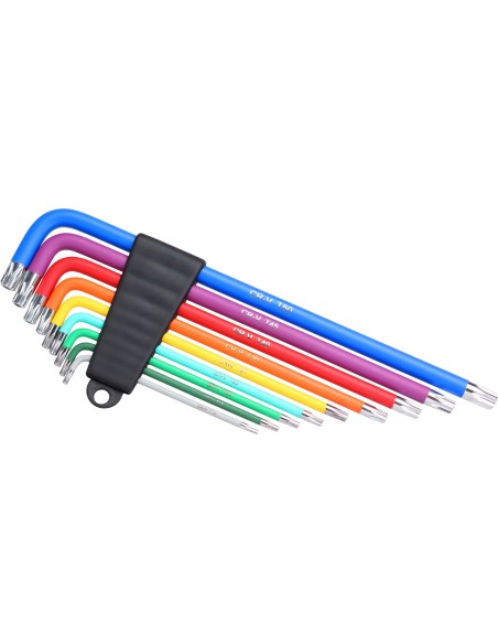 CHIAVI TORX MIS T10/15/20/25/27/30/40/45/50 KIT 9