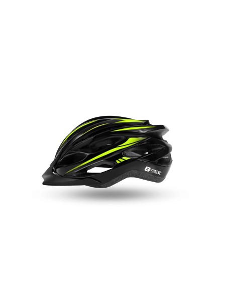 CASCO B-RACE GRANITH IN-MOLD NERO/LIME  M 54/58