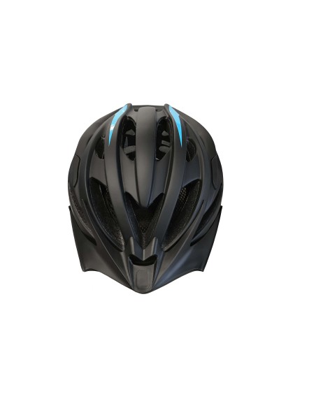 CASCO B-RACE GRANITH IN-MOLD NERO/AZZURR  M 54/58