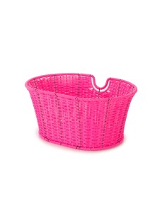 CESTINO NF ANT. PLASTIFIC. OVALE S/ATT ROSA*