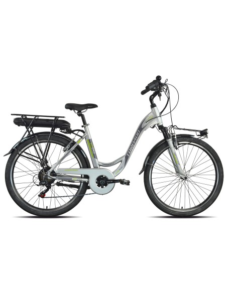 E-BIKE T255 26"AFRODITE 7V 36V13AH SILV.