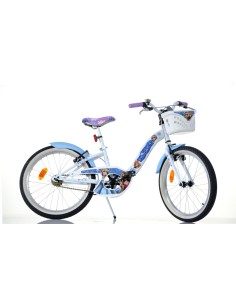 BICI DA BAMBINA MISURA 20" ART. 204R-SQ BICICLETTA DINO BIKES DA BIMBA LINEA SNOW QUEEN