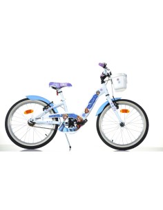 BICI DA BAMBINA MISURA 20" ART. 204R-SQ BICICLETTA DINO BIKES DA BIMBA LINEA SNOW QUEEN 2