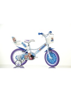 BICI DA BAMBINA MISURA 16" ART. 164R-SQ BICICLETTA DINO BIKES DA BIMBA LINEA SNOW QUEEN