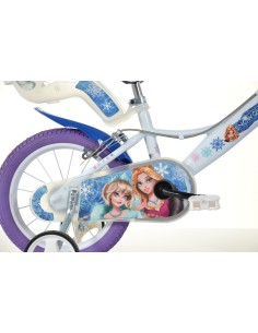 BICI DA BAMBINA MISURA 16" ART. 164R-SQ BICICLETTA DINO BIKES DA BIMBA LINEA SNOW QUEEN 2