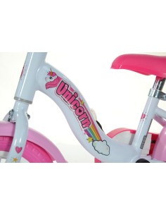 BICI DA BAMBINA MISURA 10" ART. 108L-UN BICICLETTA DINO BIKES DA BIMBA LINEA UNICORN 2