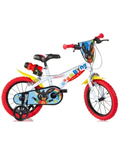 BICI DA BAMBINO MISURA 14" ART. 614-05BG BICICLETTA DA BIMBO LINEA BING DINO BIKES
