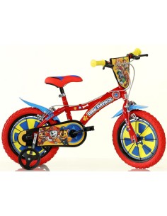 BICI DA BAMBINO MISURA 14" ART. 614-PW BICICLETTA DA BIMBO LINEA PAW PATROL DINO BIKES