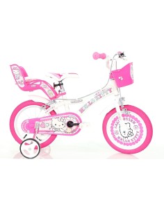 BICI DA BAMBINA MISURA 14" ART. 614G-HK BICICLETTA DINO BIKES DA BIMBA LINEA HELLO KITTY