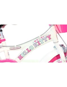 BICI DA BAMBINA MISURA 16" ART. 616G-HK BICICLETTA DINO BIKES DA BIMBA LINEA HELLO KITTY 2