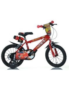 BICI DA BAMBINO MISURA 14" ART. 414U-CR BICICLETTA DINO BIKES DA BIMBO LINEA CARS