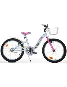 BICI DA BAMBINA MISURA 20" ART. 204R-LOL BICICLETTA DINO BIKES DA BIMBA LINEA LOL SURPRISE