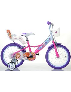 BICI DA BAMBINA MISURA 14" ART. 144R-WX7 BICICLETTA DINO BIKES DA BIMBA LINEA WINX