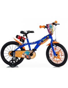 BICI DA BAMBINO MISURA 16" ART. 616-DR BICICLETTA DINO BIKES DA BIMBO LINEA DRAGON BALL