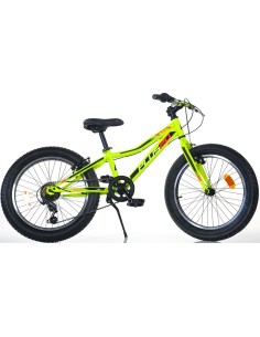 BICI MOUNTAIN BIKE BAMBINO MTB BICICLETTA BIMBO CON RUOTE PLUS MISURA 20 DINO BIKES ART. 420UP CAMBIO 6V LINEA AURELIA 2